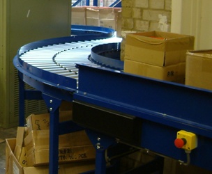 powered roller factory conveyor